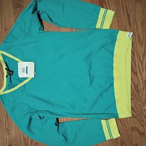 Oakley Teal and Yellow Women's Tunic